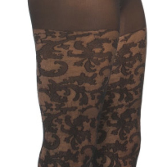 NWTNATORI Baroque Sheer Tights black 166mn - Picture 2 of 3